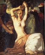 Theodore Chasseriau Esther Preparing to Appear before Ahasuerus oil painting reproduction